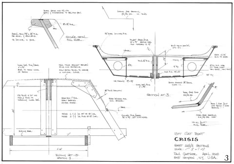 13FT Catboat 'Crisis' Design #246