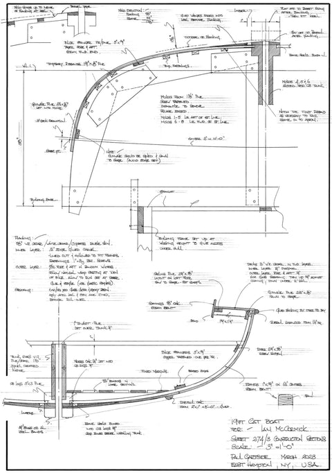 19ft Catboat Design #275