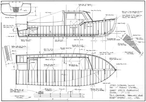 5.80 Metre Outboard Launch Design #296