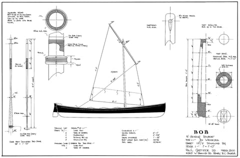 16 ft Open Water Cruising Skiff "Bob", Design #115