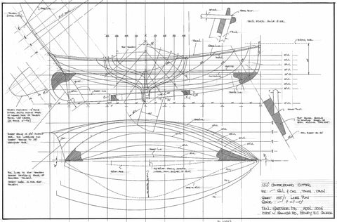 22 ft Centreboard Cutter, Design #155