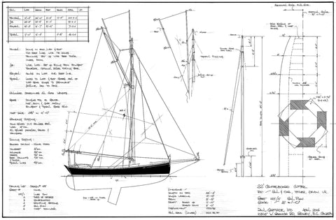 22 ft Centreboard Cutter, Design #155