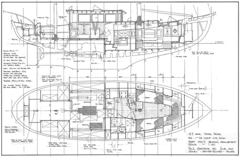 14.9 m Motor Sailer, Design #158