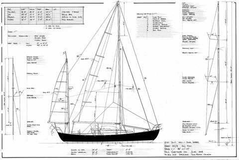 40 ft Yawl, Design #160