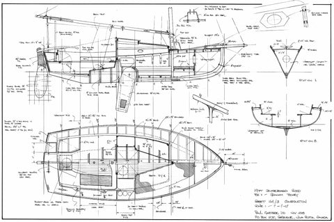 19 ft Centerboard Sloop ‘Spartan II’, Design #164