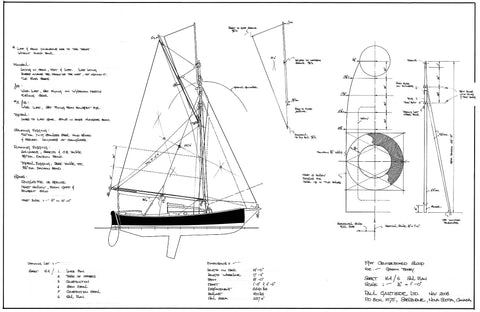 19 ft Centerboard Sloop ‘Spartan II’, Design #164