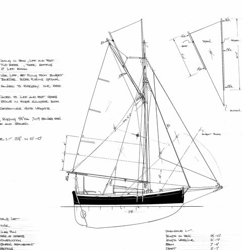 18 ft Cutter, Design #171