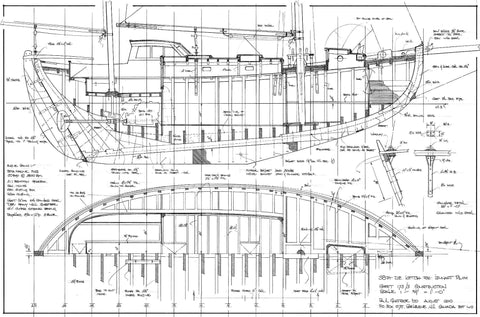 38 ft Double Ended Ketch, Design #173