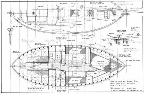 38 ft Double Ended Ketch, Design #173