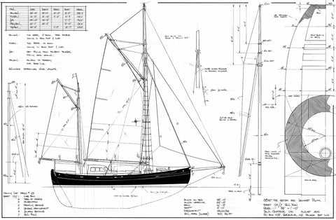 38 ft Double Ended Ketch, Design #173