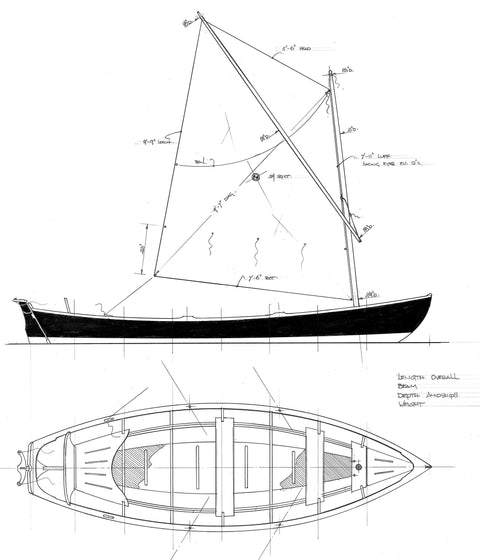 15 ft Shelburne Dory, Design #175