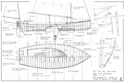 17 ft (5.18 metre) Centreboard Yawl, design #191
