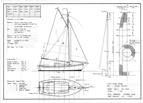 5.35 Metre Sloop Design #286