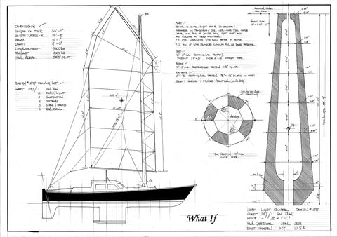 30ft Junk Rigged Light Cruiser Design #297