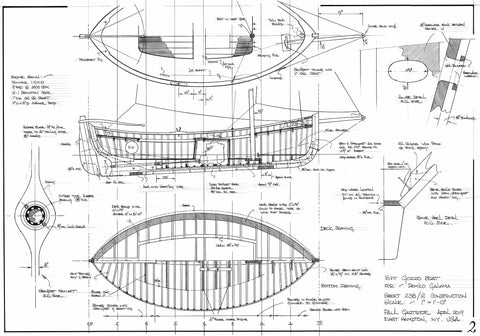 16ft Gozzo boat. Design #238