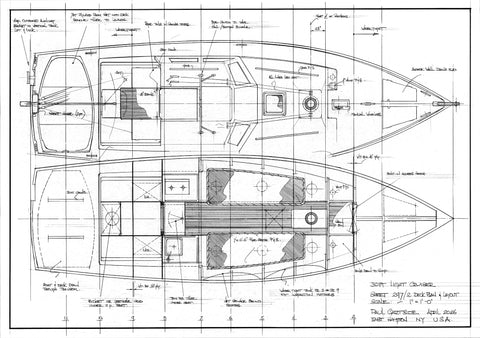 30ft Junk Rigged Light Cruiser Design #297