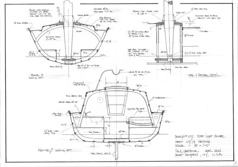 30ft Junk Rigged Light Cruiser Design #297
