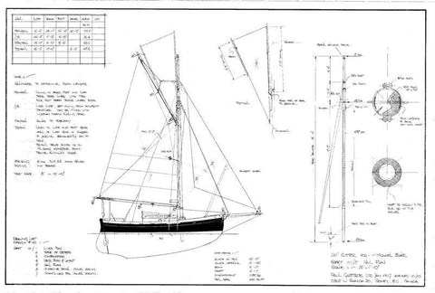 20 ft Itchen Ferry Cutter, Design #101