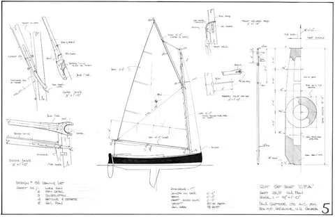 12ft Cat Boat C.F.A Design #186