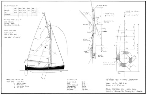 18 ft Centreboard Sloop, Design #139