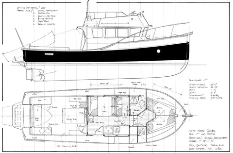 34ft Motor Cruiser Design #245