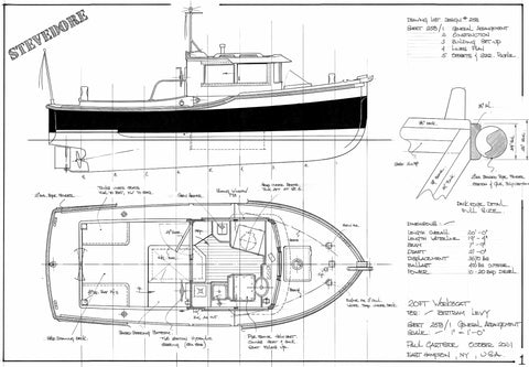 20ft Workboat 'Stevedore'  Design # 258