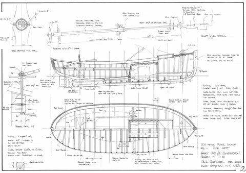 5.0 Metre Motor Launch Design #261