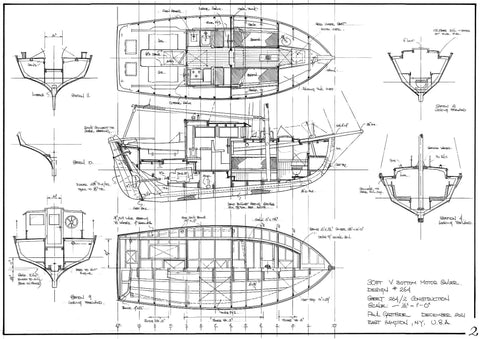 30ft Motor Sailer Design #264