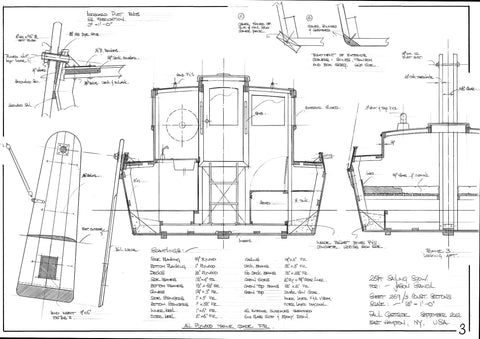 25ft Sailing Scow  Design #269