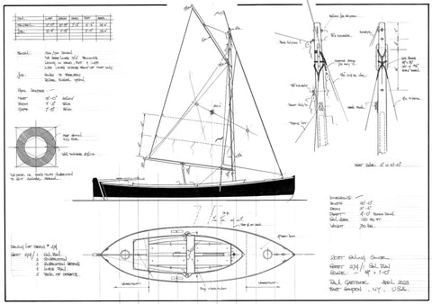 20ft Seagoing Canoe  Design #274