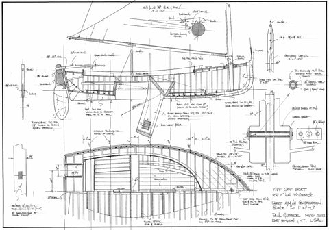 19ft Catboat Design #275