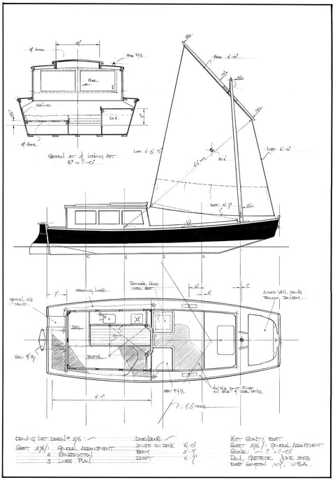 16ft Shanty Boat Design #276