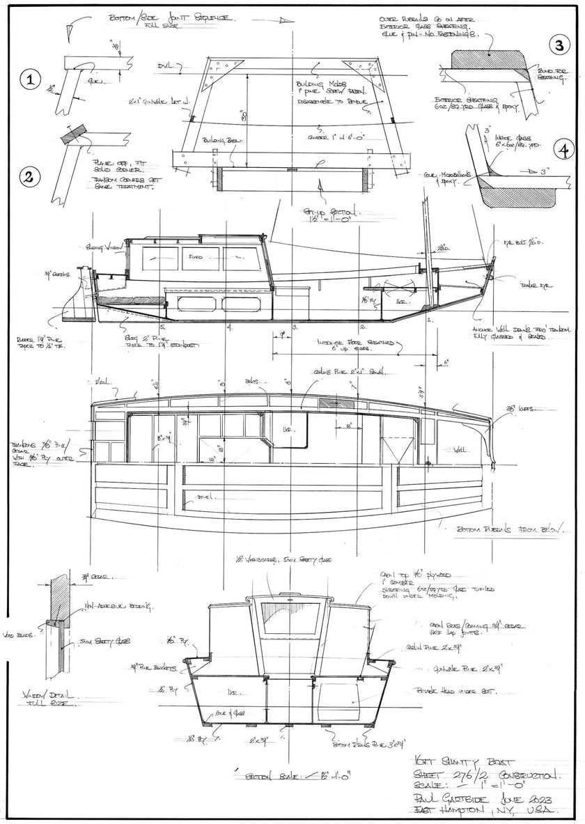 16ft Shanty Boat Design #276 – Gartside Boats