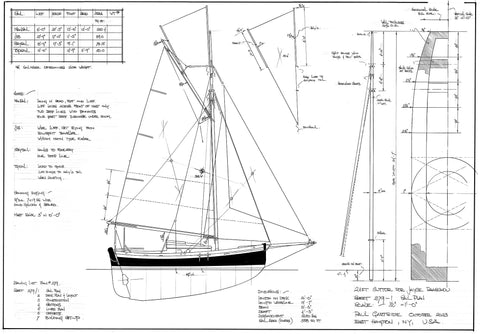 21 ft Cutter Design #279