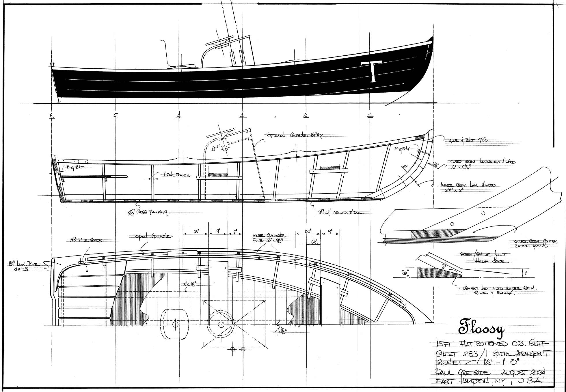 Runabout Layout 15ft Flat Bottomed Runabout Design #283 – Gartside Boats