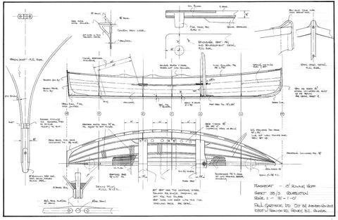 15 ft Flashboat Racing Skiff, Design #38