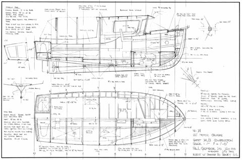 22 ft Motor Cruiser "Jennifer", Design #74