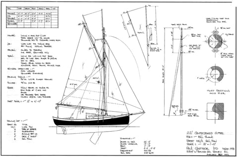 22 ft Double Ended Cutter, Design #106