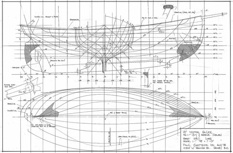 37 ft Motor Sailer, Design #108