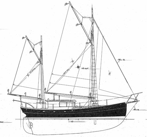 37 ft Motor Sailer, Design #108