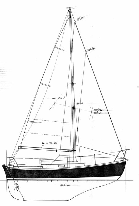 21 ft Masthead Sloop, Design #112