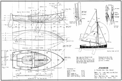 Tomales Bay One-Design "Jessie", Design #113