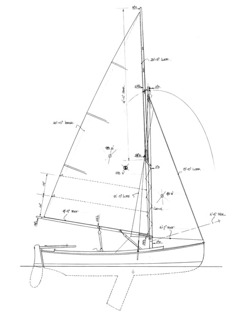 Tomales Bay One-Design "Jessie", Design #113