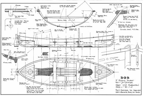 16 ft Open Water Cruising Skiff "Bob", Design #115