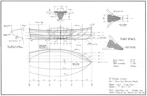 10 ft Clinker Dinghy, Design #127