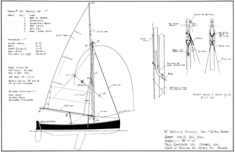 16 ft Sailing Dinghy, Design #128