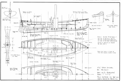 19 ft Steam Pinnace, Design #132