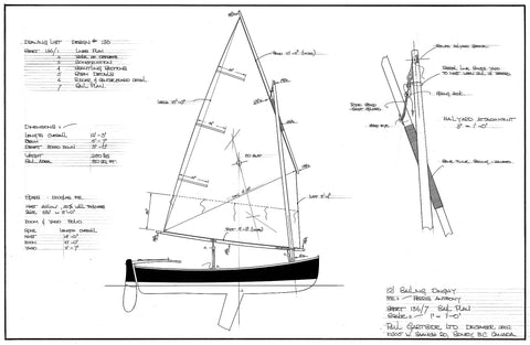 12 ft Sailing Dinghy "Riff", Design #136