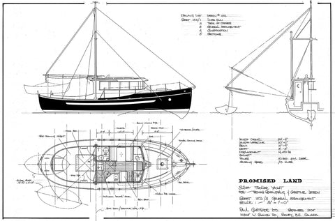 32 ft Motor Cruiser "Promised Land", Design #152