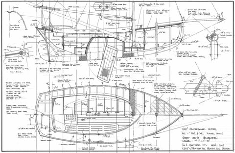 22 ft Centreboard Cutter, Design #155